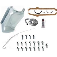 Chrome Plated Steel Stock Oil Pan Kit