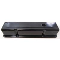 Black Steel Valve Covers 1958-86 Small Block Chevy 283-305-327-350