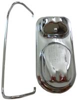 Chrome Steel Brake Master Cylinder Cover 1973-83 Ford