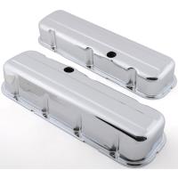 Chrome Steel Valve Covers 1965-95 Big Block Chevy 396-427-454-502