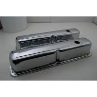 Tall Chrome Steel Valve Covers 1958-76 Ford 352-360-390-406-410-427-428 V8