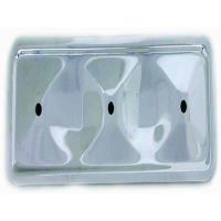 Chrome Steel Valve Cover Side Plates Chevy 194-230-250 6-Cylinder