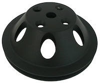R9482BK Water Pump Pulley, Aluminum Single Groove Long – Black