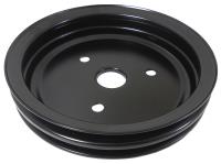 Crankshaft Pulley 1955-1968 Small Block Chevy 283-350 V8 - Black