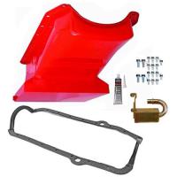 Steel Drag Race Oil Kit Small Block Chevy Includes: