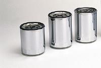Chrome Oil Filter for Ford and Chrysler Type Threads [3/4-16 UNF, 5.250 in. Tall]