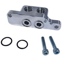 90-Degree Remote Oil Filter Adapter GM LS Series