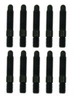 Stud Kit [Bullet Nose, 1/4"-20 X 1/4"-28, 1.5 Long, 10 Pack, Black Oxide]