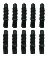 Stud Kit [Bullet Nose, 1/4"-20 X 1/4"-28 X 1-3/16", 10 Pack, Black Oxide]