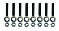 Stud Kit [Valve Cover, Pontiac, Broaced Studs, Washers, Nylock Nuts]