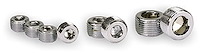 Chrome Pipe Plugs 3/8" NPT