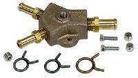"Y" Fuel Block Kit 1/2" Hose Inlet