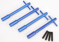 Aluminum T-Bar Wing Nuts 1/4" x 20