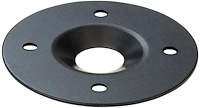 71496 Quick Fastener Reinforcing Plates [1 3/4 in. Outside Diameter, Black Anodized Finish]