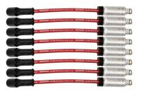 73742 Ultra 40 Red 8.5mm Spark Plug Wire Set for GM Gen III/IV LS, Gen V LT Engines w/Aluminum Heat Shield (11 in.)