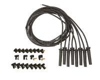 Ultra 40 Unsleeved Spark Plug Wire Set with 5 in. Straight Pro Boots [Black 8.65mm]