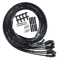 73853 Universal Cut-to-Fit Ultra 40 Coil Pack Wire Set, 8.65 mm, 135-Degree Plug Ends [Black]