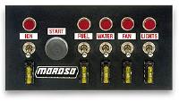 4" x 7-3/4" Drag Race 5-Switch Panel