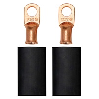 74158 Battery Cable Terminal Kit [1-Gauge Wire, 3/8 in. Diameter Stud]
