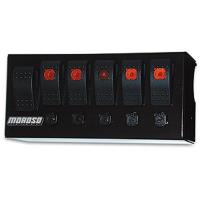 Cage-Mount Rocker Switch Panel Starter Plus 5 On/Off Switches