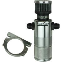 Compact Oil Breather Tank (2) -8 AN Fittings [Aluminum | Polished Finish]