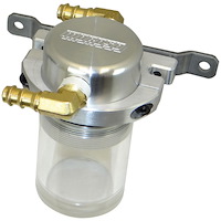 85682 Separator, Air Oil, Catch Can, Small Body, Universal, Clear Bottom