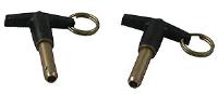 Quick Release Pins 3/8" Diameter x 1" L