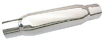Spiral Flow Muffler 2-1/2" Inlet/Outlet