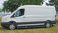 Factory Custom Molded TPO Running Boards Fits Select Ford Transit 150/250/350