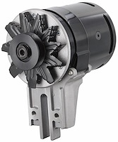  82021 PowerGEN Strap Mount Alternator for 1949-1953 Ford Flathead [Black]