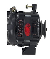 GM 12si-Style Alternator Black 1-Wire, V-Belt Pulley
