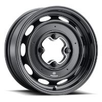 MW-430B Interceptor Wheel, Size: 15" x 5.50", Bolt Pattern: 4 x 130 mm [Finish: Black]