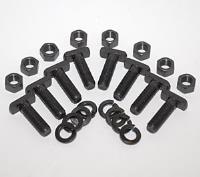 Backing Plate Fastener Kit 8 Each: 1/2" T-Bolts, 1/2" Lock Washers, 1/2" Nuts