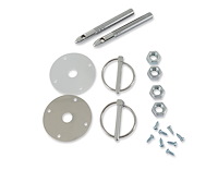 Hood Pin Kit Screw-On Scuff Plates