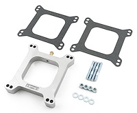Aluminum Carb Spacer Kit 1" Open Center with 3/8" PCV Tube