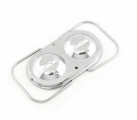 Master Cylinder Cover Corvette, 3" x 5-3/4" Steel