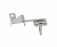 Throttle and Transmission Kickdown Cable Bracket for Carbureted Engines [Chrome Plated Steel]