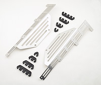 Centerbolt Wire Divider Brackets Brushed Aluminum
