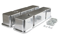 Die-Cast Polished Aluminum Valve Covers 1958-1986 SB-Chevy 283-400