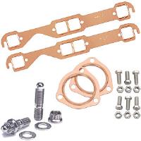 Copper Exhaust and Collector Gaskets with Stainless Steel Header Stud Kit SB-Chevy