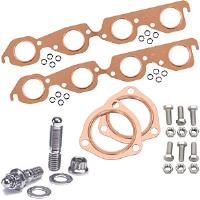 Copper Exhaust and Collector Gaskets with Stainless Steel Header Stud Kit BB-Chevy