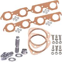 Copper Exhaust and Collector Gaskets with Stainless Steel Header Stud Kit BB-Chevy