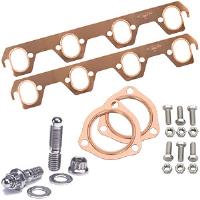 Copper Exhaust and Collector Gaskets with Stainless Steel Header Stud Kit SB-Ford