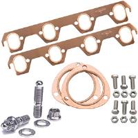 Copper Exhaust and Collector Gaskets with Stainless Steel Header Stud Kit SB-Ford