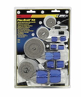Braided Hose Kit Blue