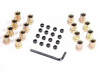 Sure-Lock Rocker Arm Nuts SB-Chevy, Pontiac V8, Ford 289/302/351 (except 351C)