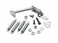 Throttle Return Spring Kit for Holley 2-Barrel and 4-Barrel Carburetors [Chrome Brackets]