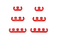 Competition Wire Separators Red