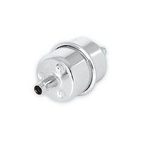 Chrome Fuel Filter  for 3/8" Hose