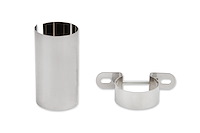 Chrome Coil Cover, Horizontal Mount